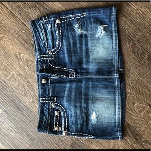 Like new Miss Me Jean SKIRT